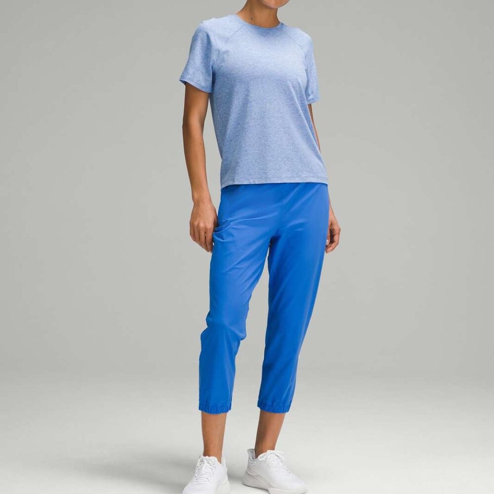 NEW Lululemon License to Train Classic-Fit T-Shirt Heathered Pipe Dream Blue 4 - Picture 6 of 11